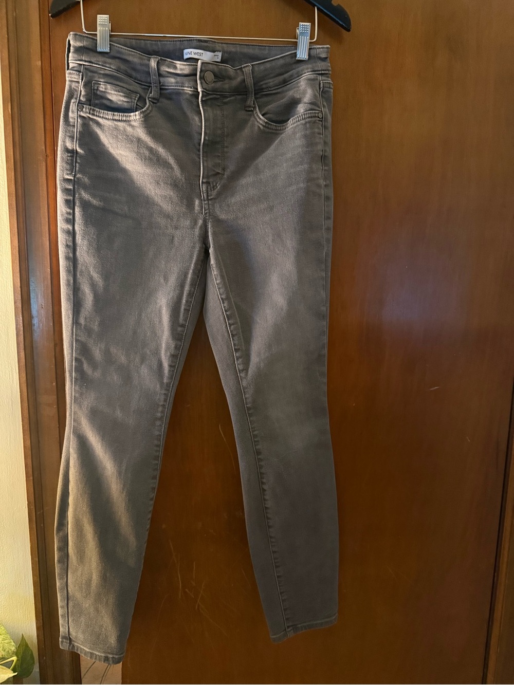 Nine West Women's Gray Skinny Jeans - Slim Fit